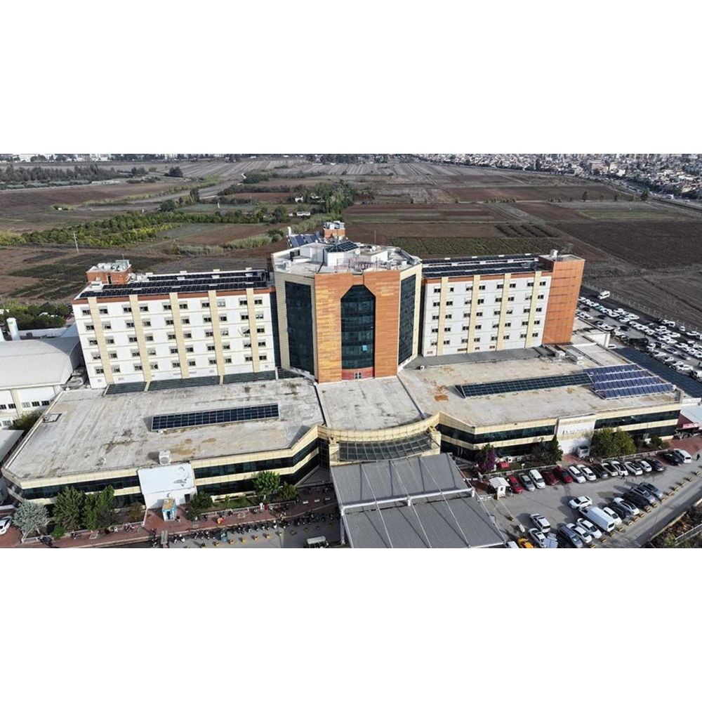 adana yüreğir devlet hastanesi - güneş enerjisi su ısıtma sistemi projesi