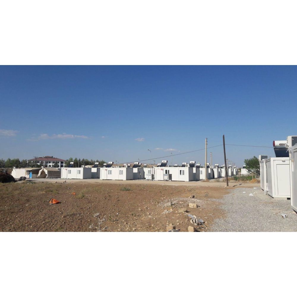 adıyaman samsat deprem konteynerleri güneş enerjisi su ısıtma sistemi